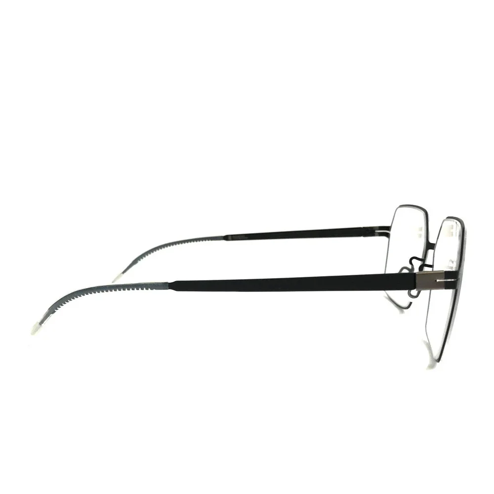 lool Eyewear Eyeglasses Frames HEXIA BK Black Geometric Hexagonal 53-16-137
